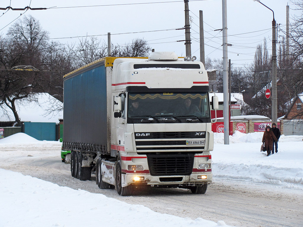 Хмельницкая область, № ВХ 6866 ВН — DAF XF95 FT