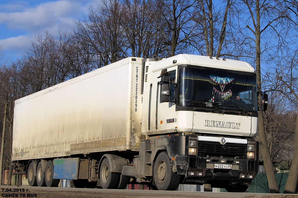 Архангельская область, № Н 222 УС 29 — Renault Magnum AE ('1990)