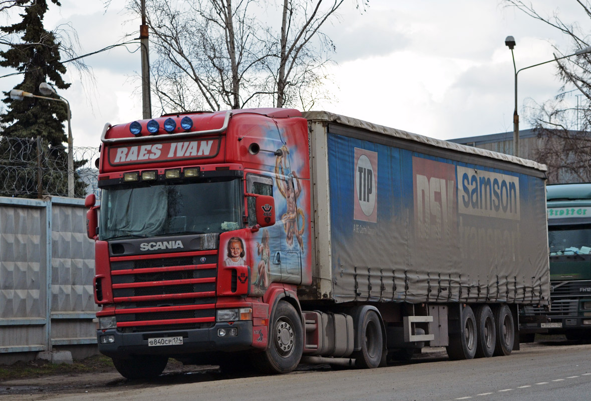 Челябинская область, № В 840 СР 174 — Scania ('1996) R144L