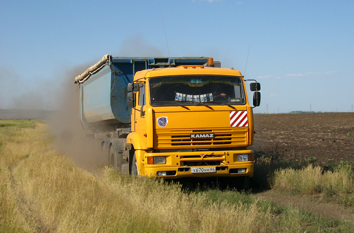 Саратовская область, № Х 670 НН 64 — КамАЗ-65116-62