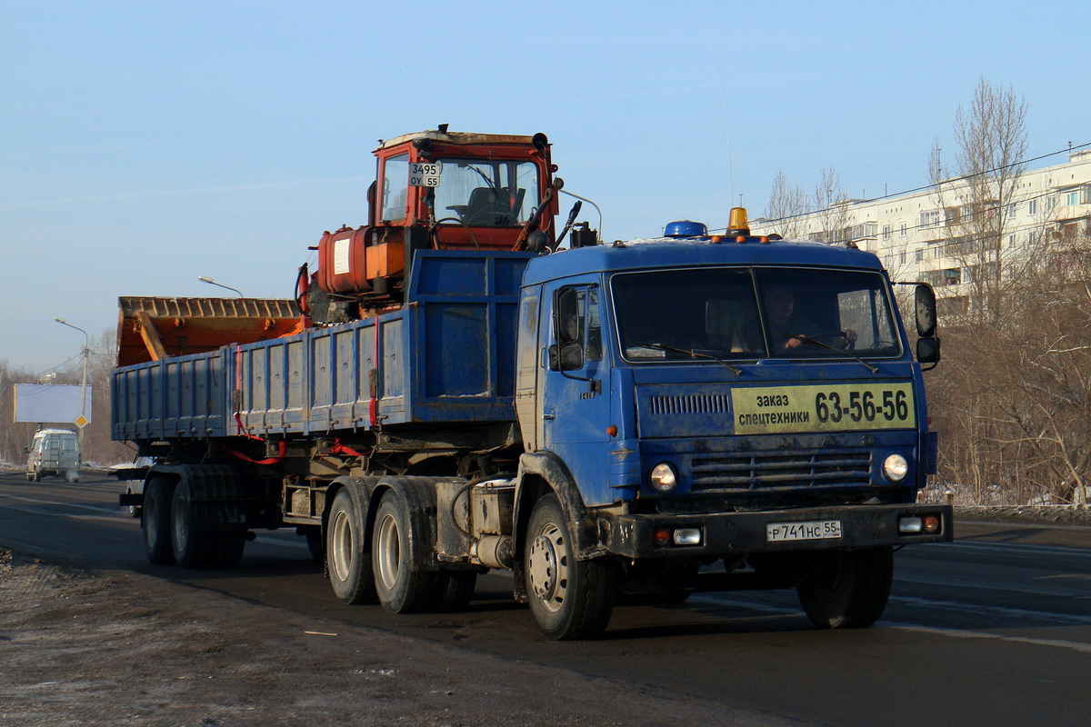 Омская область, № Р 741 НС 55 — КамАЗ-5320