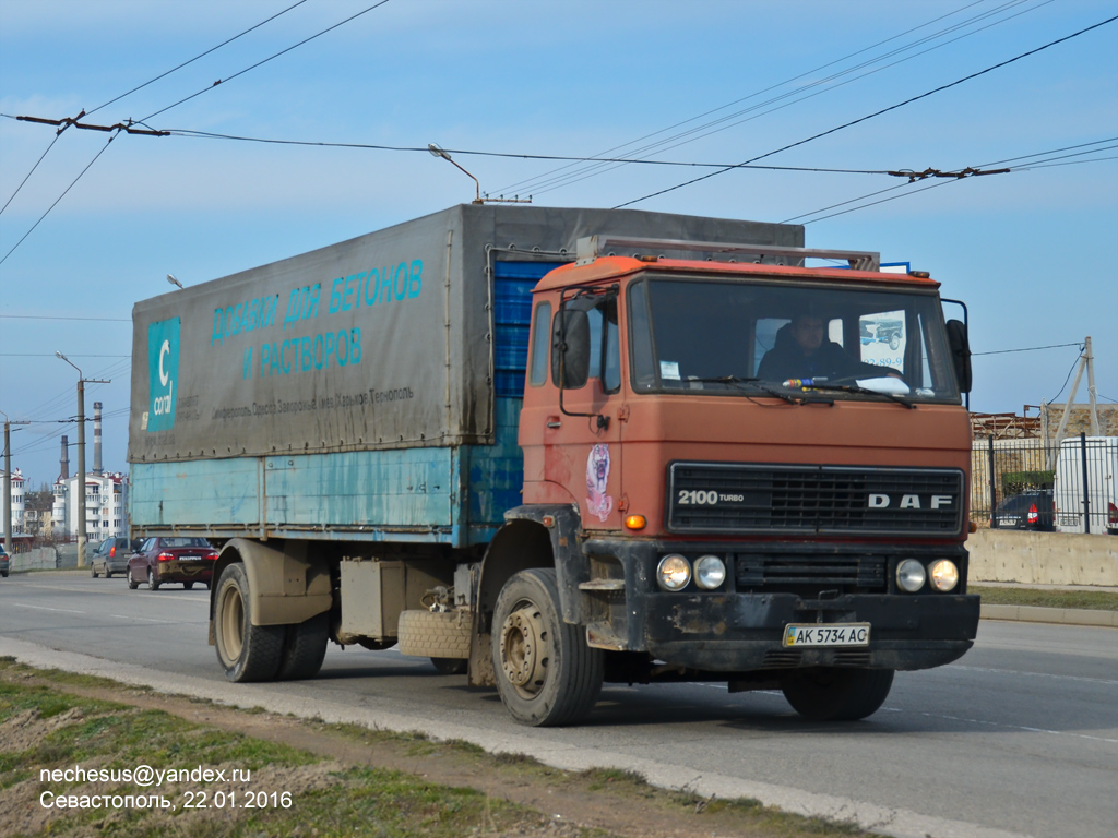 Крым, № АК 5734 АС — DAF F220 (общая модель)