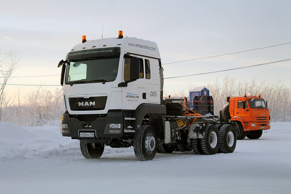 Московская область, № Р 320 АХ 750 — MAN TGS ('2007) 33.430