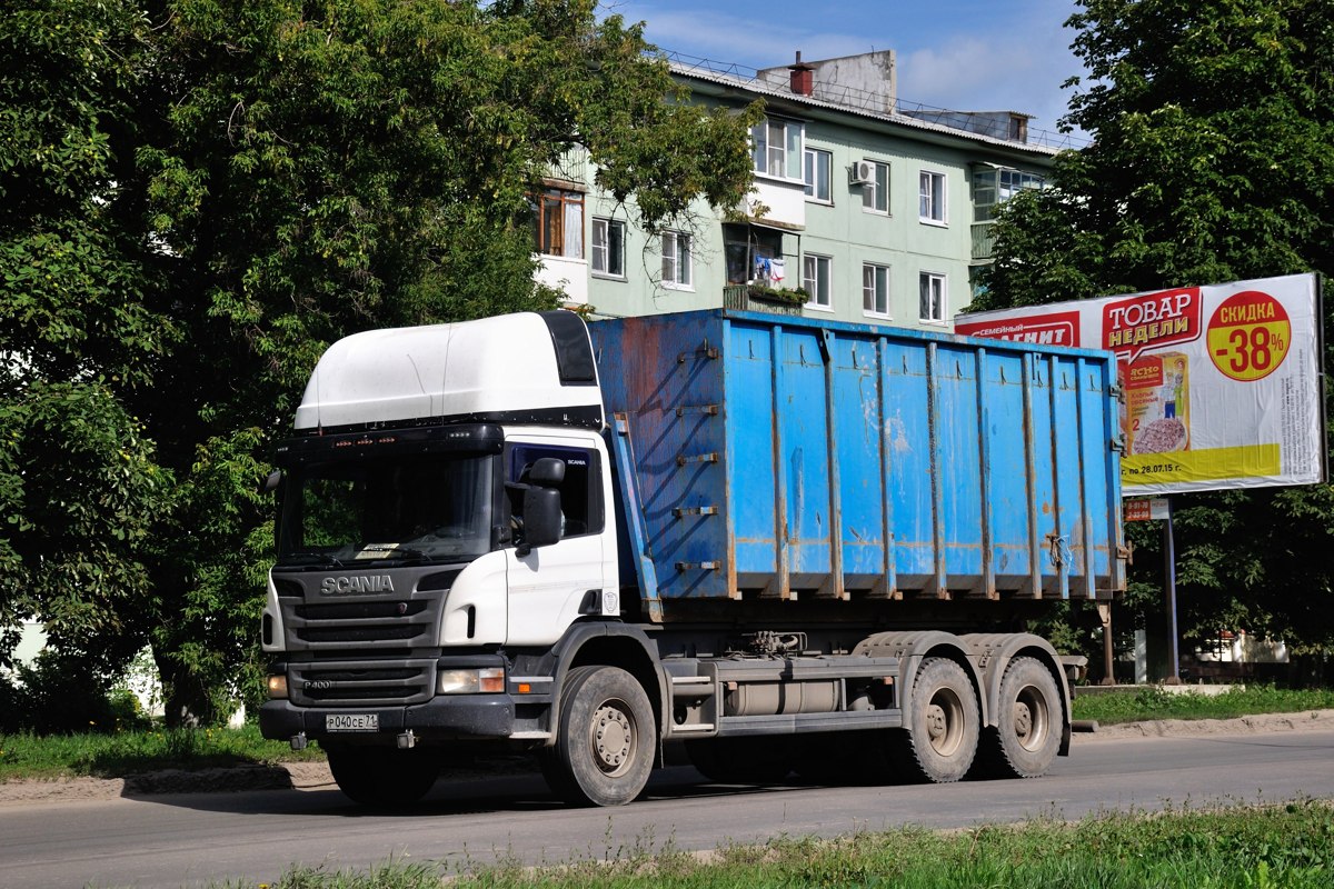 Тульская область, № Р 040 СЕ 71 — Scania ('2011) P400