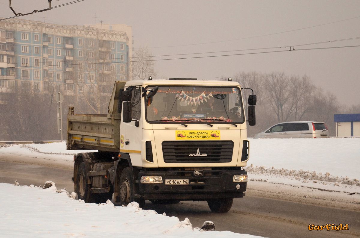 Кемеровская область, № Р 816 ЕА 142 — МАЗ-5550B2