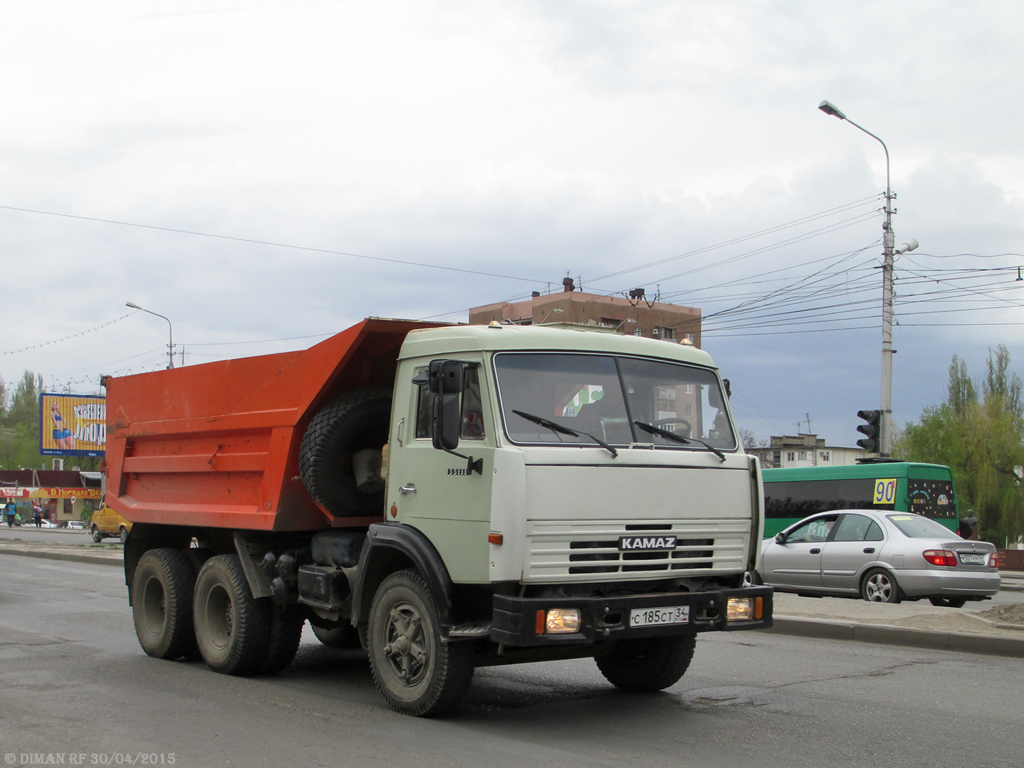 Волгоградская область, № С 185 СТ 34 — КамАЗ-55111-02 [55111C]