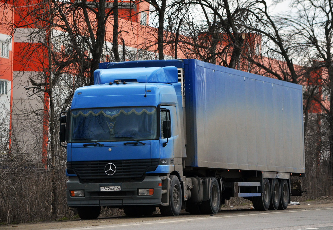 Краснодарский край, № С 672 ОА 123 — Mercedes-Benz Actros ('1997) 1843