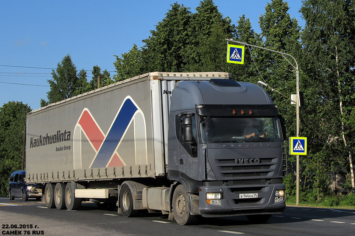 Вологодская область, № В 144 КА 35 — IVECO Stralis ('2007) 430