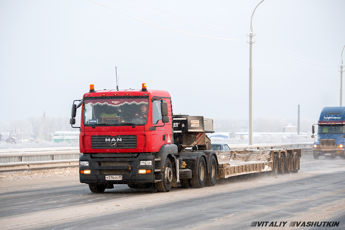 Архангельская область, № Н 576 ОС 29 — MAN TGA 33.430