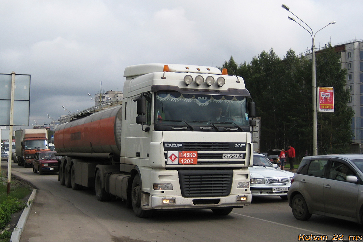 Алтайский край, № К 795 СР 22 — DAF XF95 FT