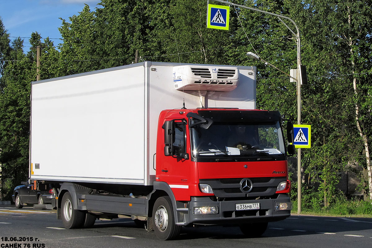 Москва, № Е 336 МВ 777 — Mercedes-Benz Atego 1522