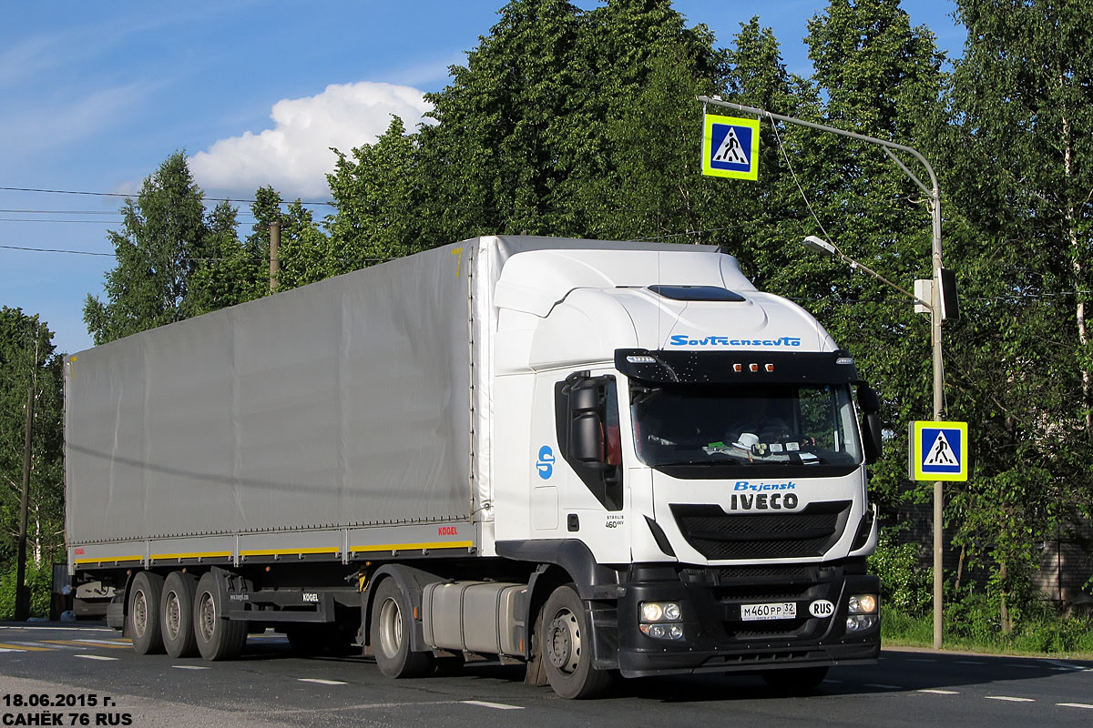 Брянская область, № М 460 РР 32 — IVECO Stralis ('2012) 460