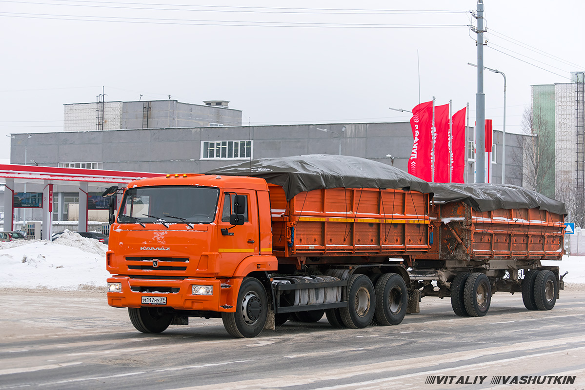 Архангельская область, № М 117 НУ 29 — КамАЗ-65115-L4