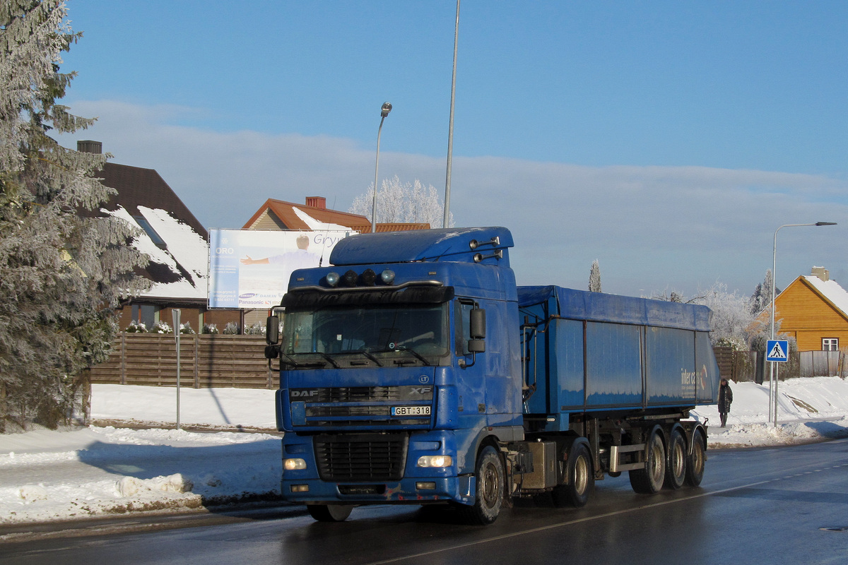 Литва, № GBT 318 — DAF XF95 FT