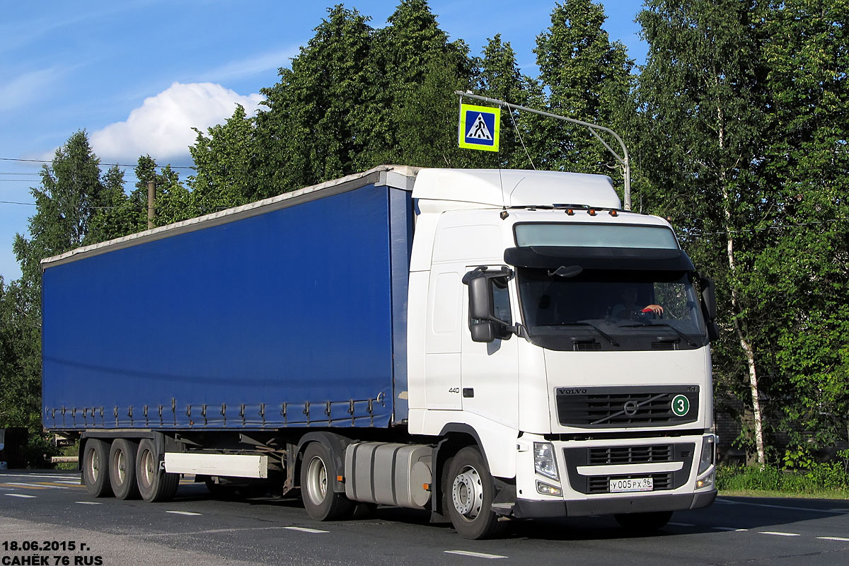 Рязанская область, № У 005 РХ 96 — Volvo ('2008) FH.440 [X9P]