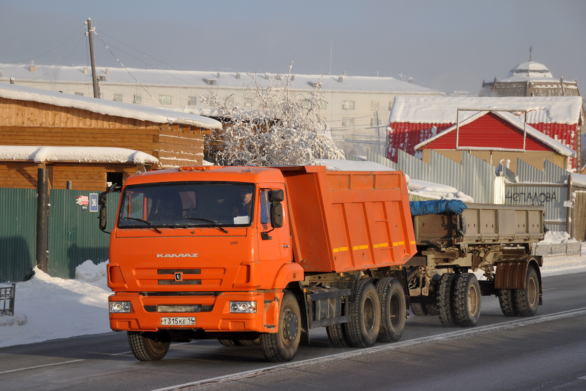 Саха (Якутия), № Т 315 КЕ 14 — КамАЗ-65115-N3