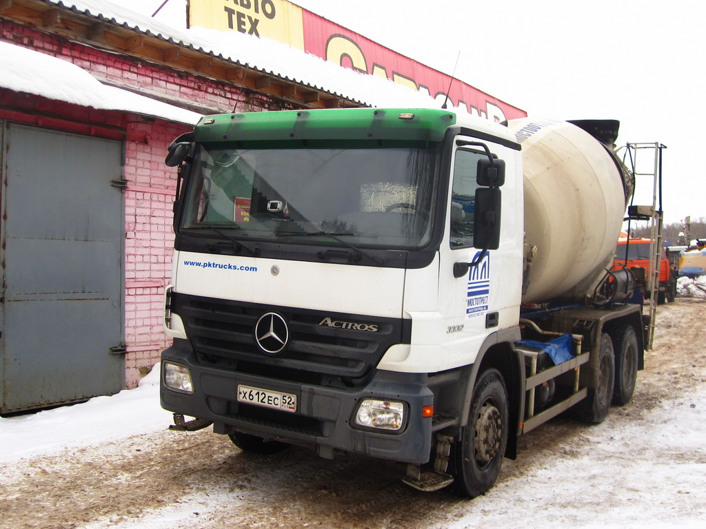 Кировская область, № Х 612 ЕС 52 — Mercedes-Benz Actros ('2003) 3332