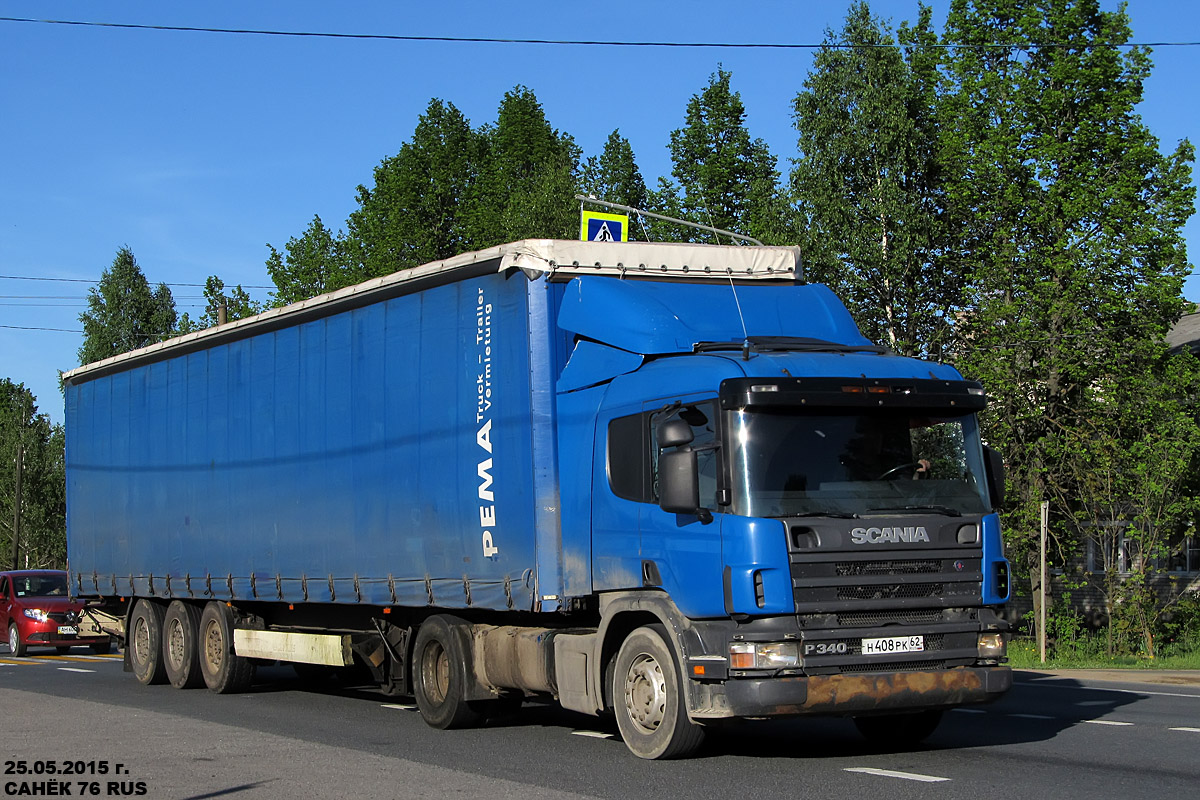 Рязанская область, № Н 408 РК 62 — Scania ('1996) P114G