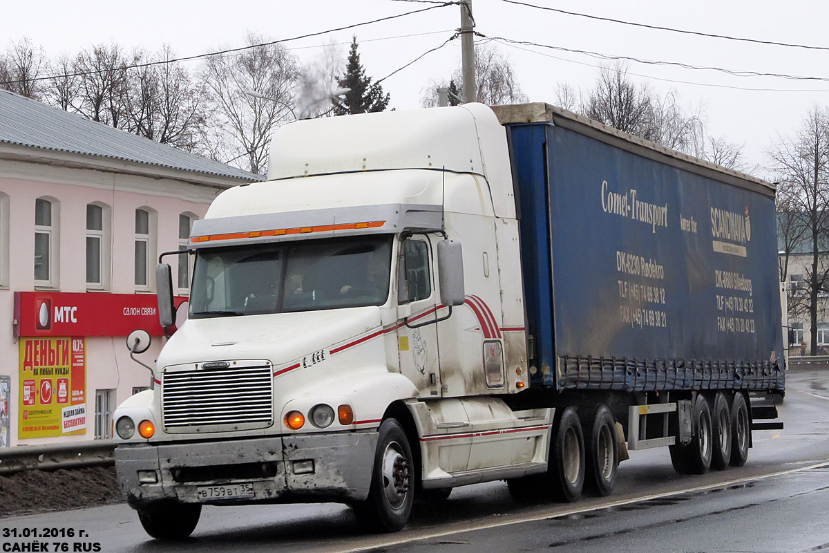 Вологодская область, № В 759 ВТ 35 — Freightliner Century Class