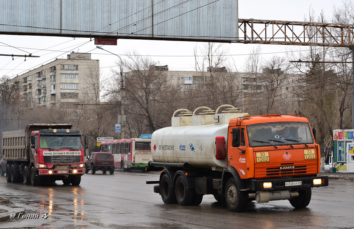 Волгоградская область, № Р 140 УУ 190 — Howo HW ZZ3407; Волгоградская область, № М 348 ХР 34 — КамАЗ-65115-62