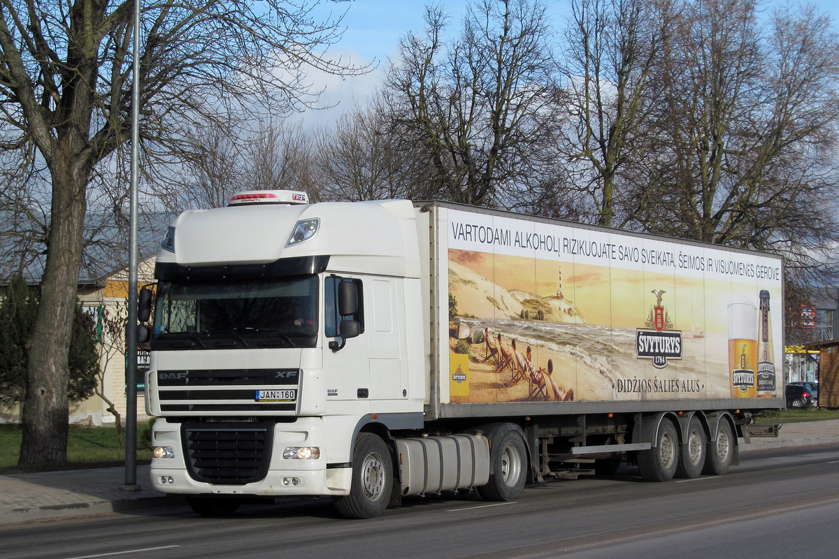 Литва, № JAN 160 — DAF XF105 FT