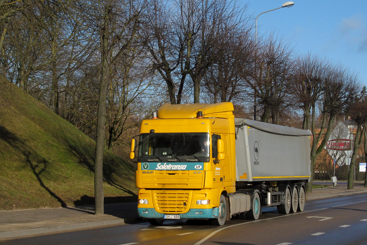 Литва, № GHJ 866 — DAF XF105 FT