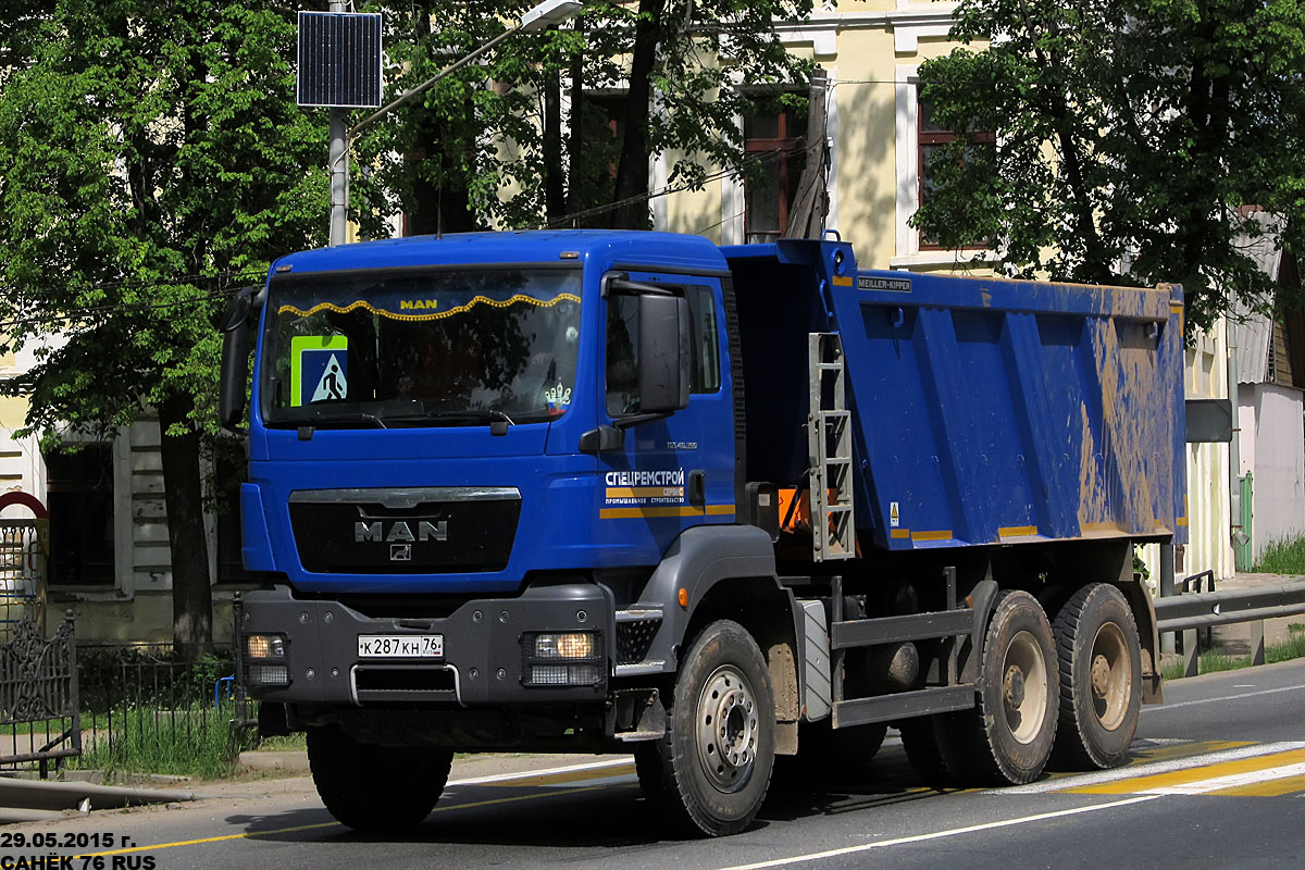 Ярославская область, № К 287 КН 76 — MAN TGS ('2007) 40.390