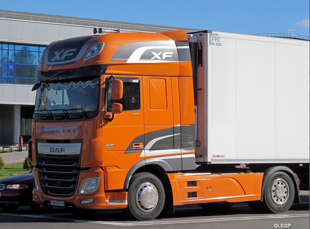 Минская область, № НН 0777-5 — DAF XF Euro6 FT