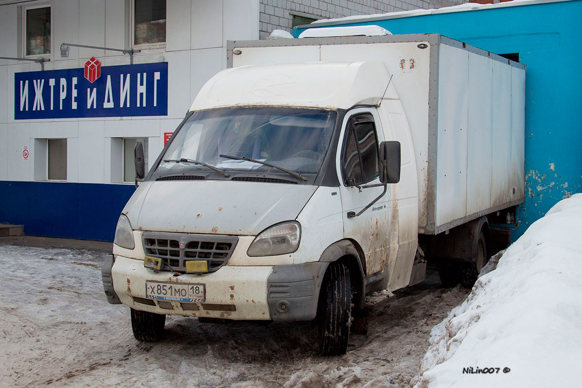 Удмуртия, № Х 851 МО 18 — ГАЗ-33104 "Валдай"