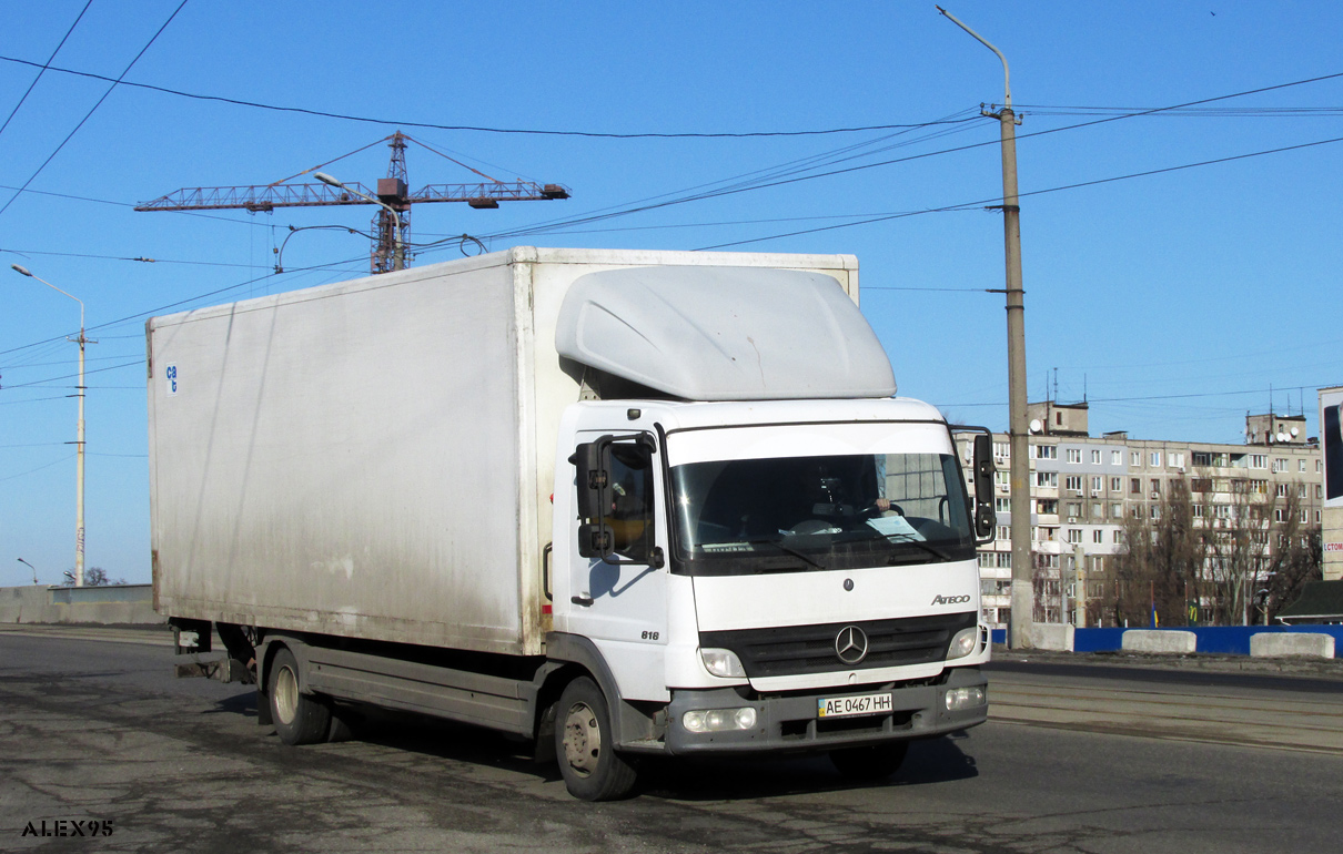 Днепропетровская область, № АЕ 0467 НН — Mercedes-Benz Atego 818