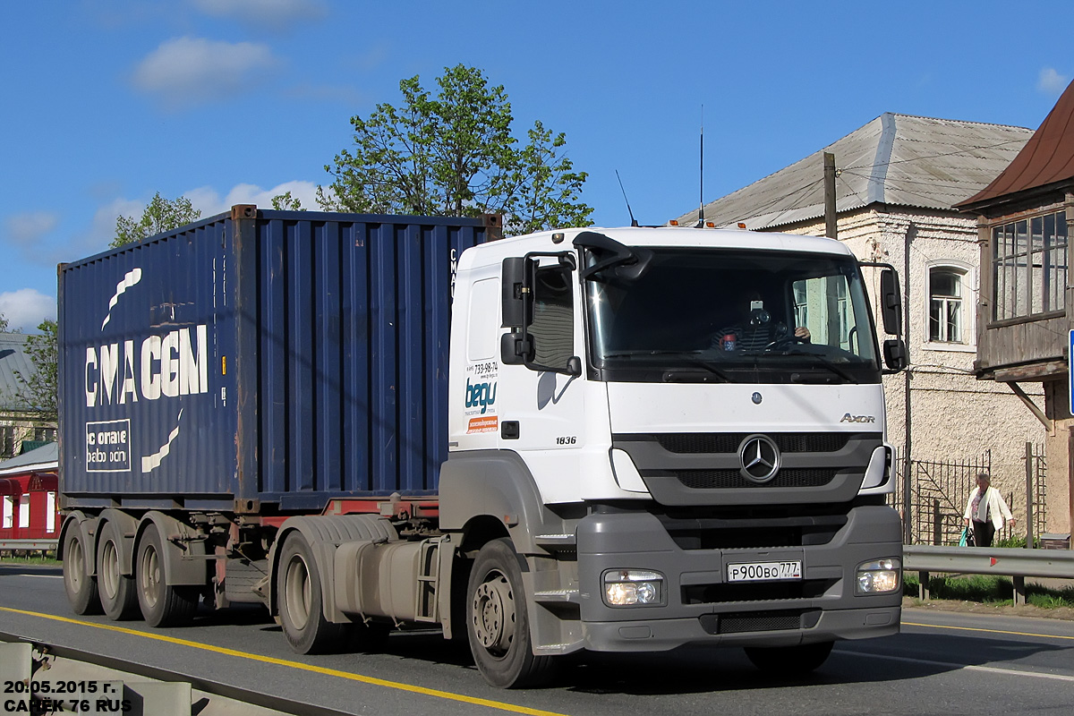 Москва, № Р 900 ВО 777 — Mercedes-Benz Axor 1836 [Z9M]