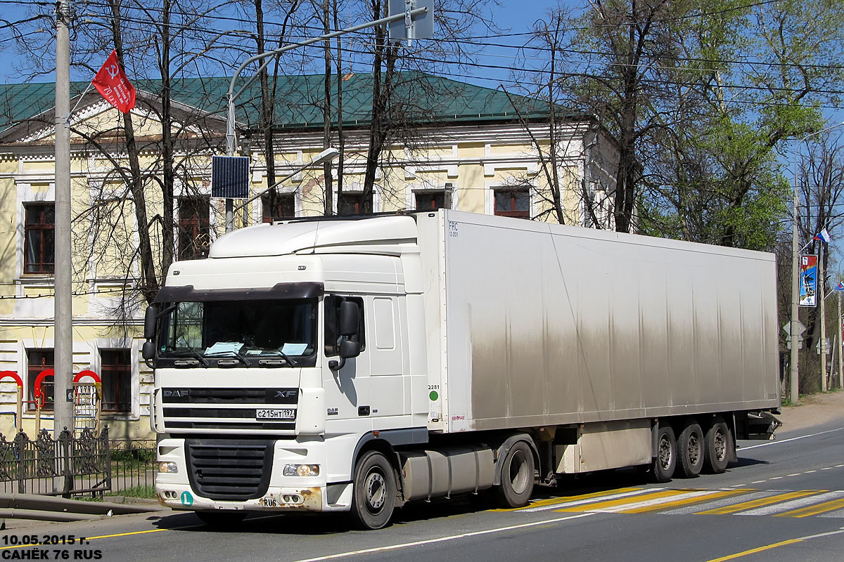 Москва, № С 215 НТ 197 — DAF XF105 FT