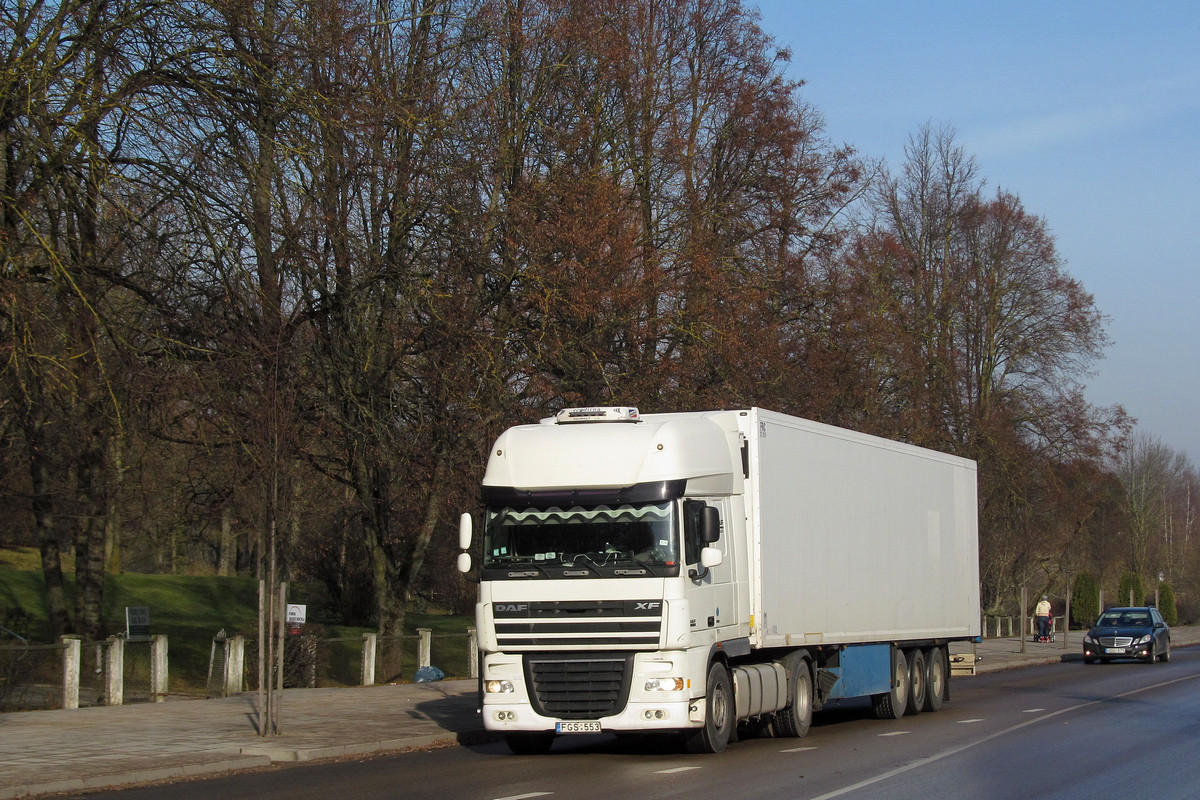 Литва, № FGS 553 — DAF XF105 FT