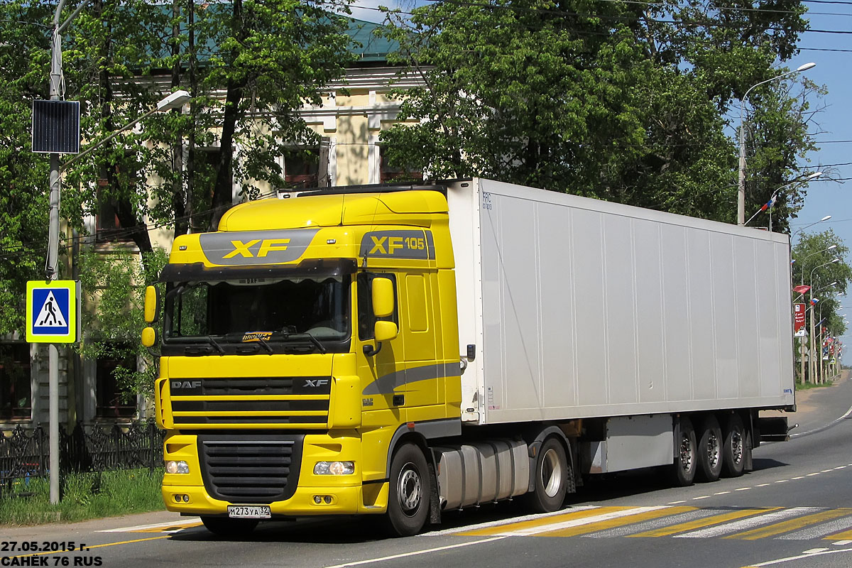 Брянская область, № М 273 УА 32 — DAF XF105 FT