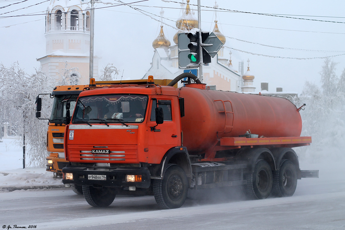 Саха (Якутия), № Р 948 КК 14 — КамАЗ-65115-62