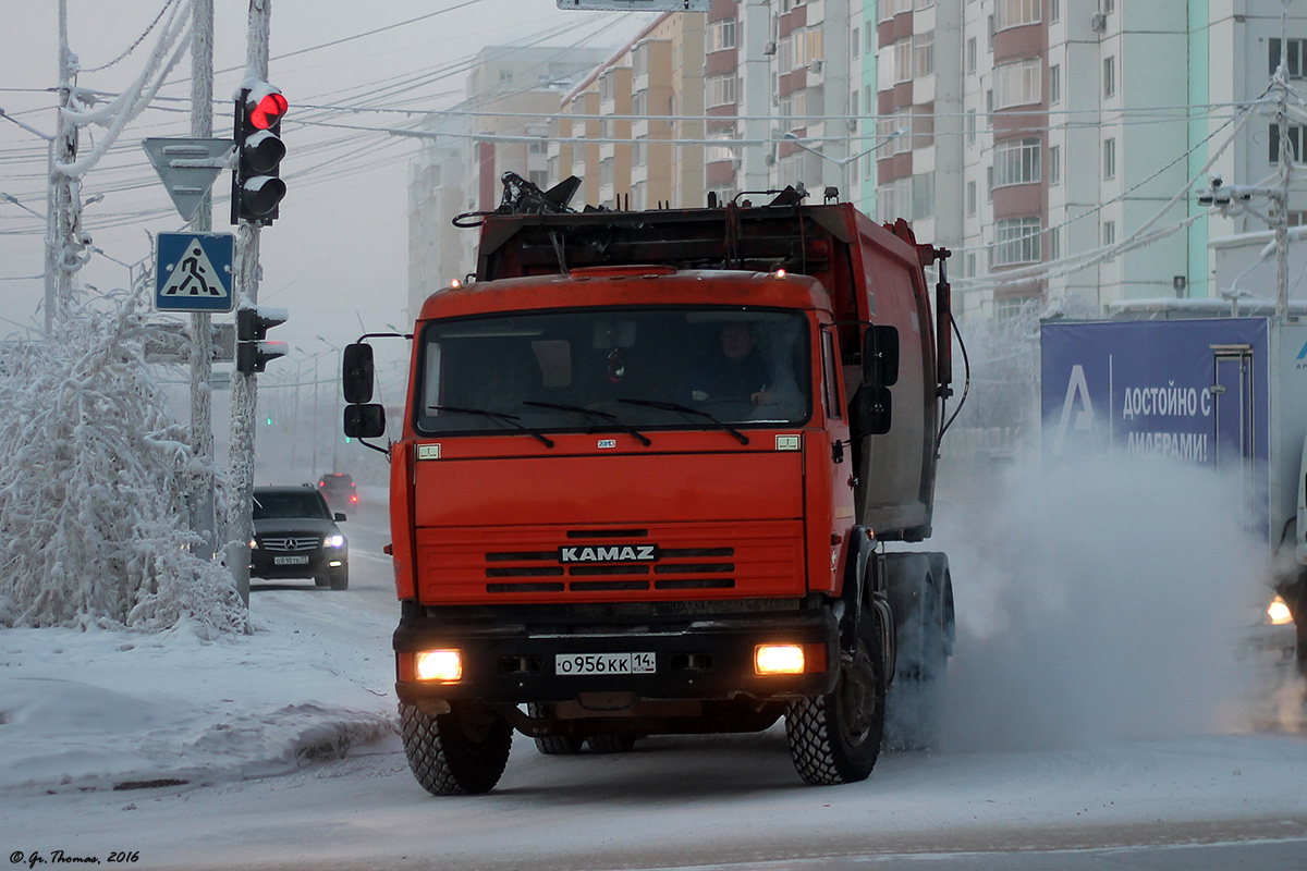 Саха (Якутия), № О 956 КК 14 — КамАЗ-65115-62