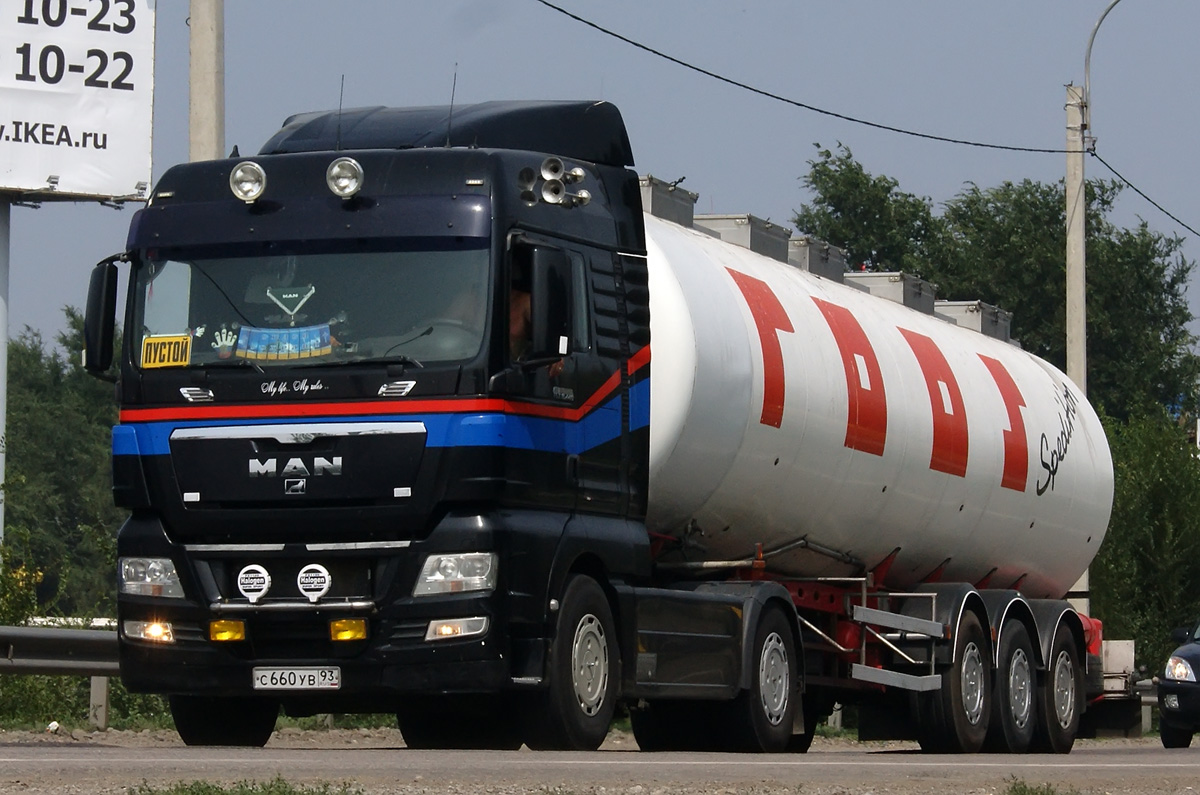 Краснодарский край, № С 660 УВ 93 — MAN TGX ('2007) 18.440