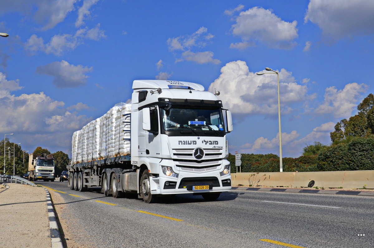 Израиль, № 92-028-33 — Mercedes-Benz Actros ('2011)