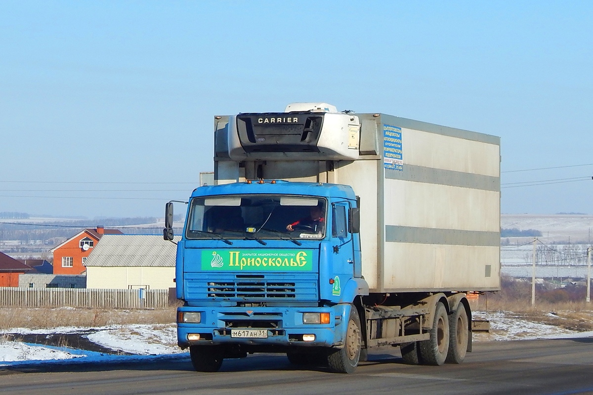 Белгородская область, № М 617 АН 31 — КамАЗ-65117-62