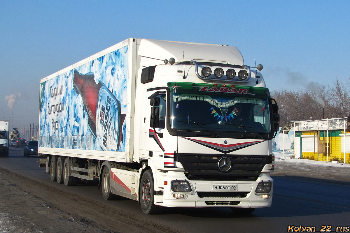 Алтайский край, № М 006 ОТ 22 — Mercedes-Benz Actros ('2003) 1844