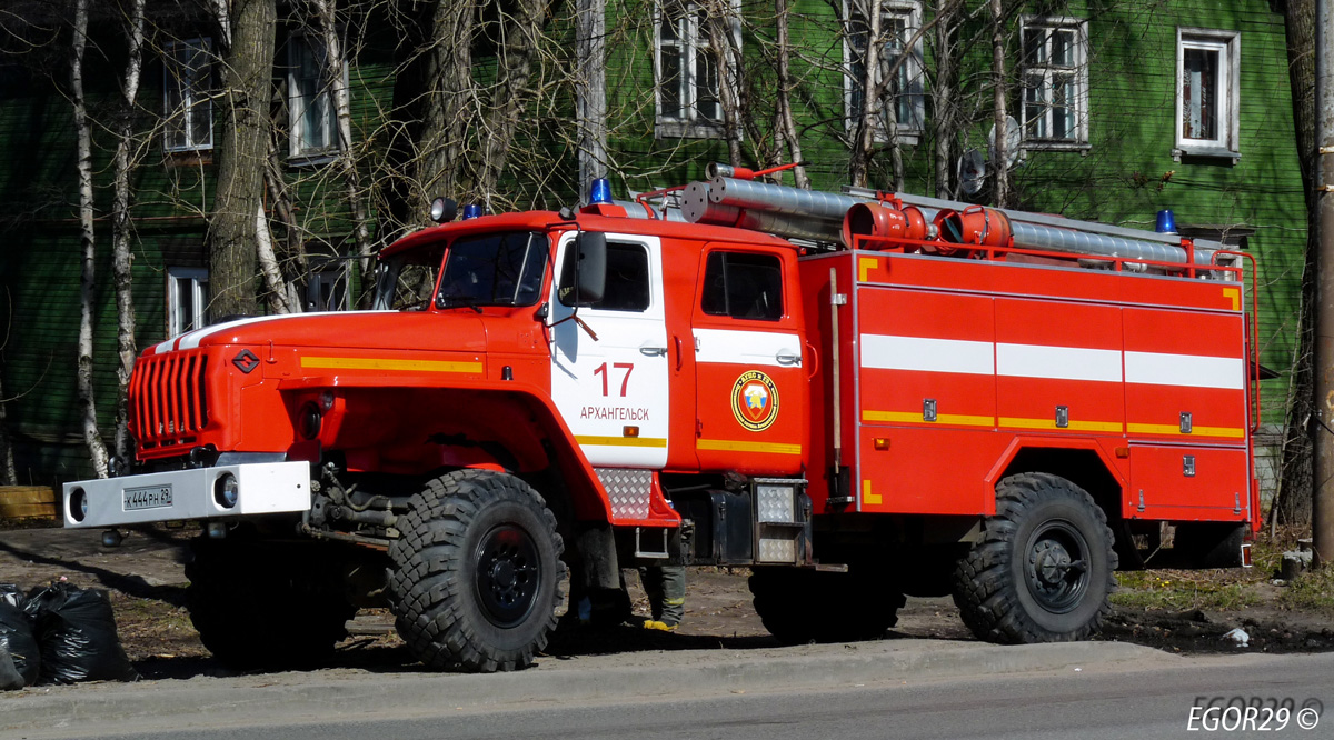 Архангельская область, № К 444 РН 29 — Урал-43206-41