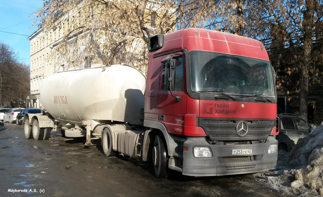 Рязанская область, № Т 253 СЕ 62 — Mercedes-Benz Actros ('2003) 1841