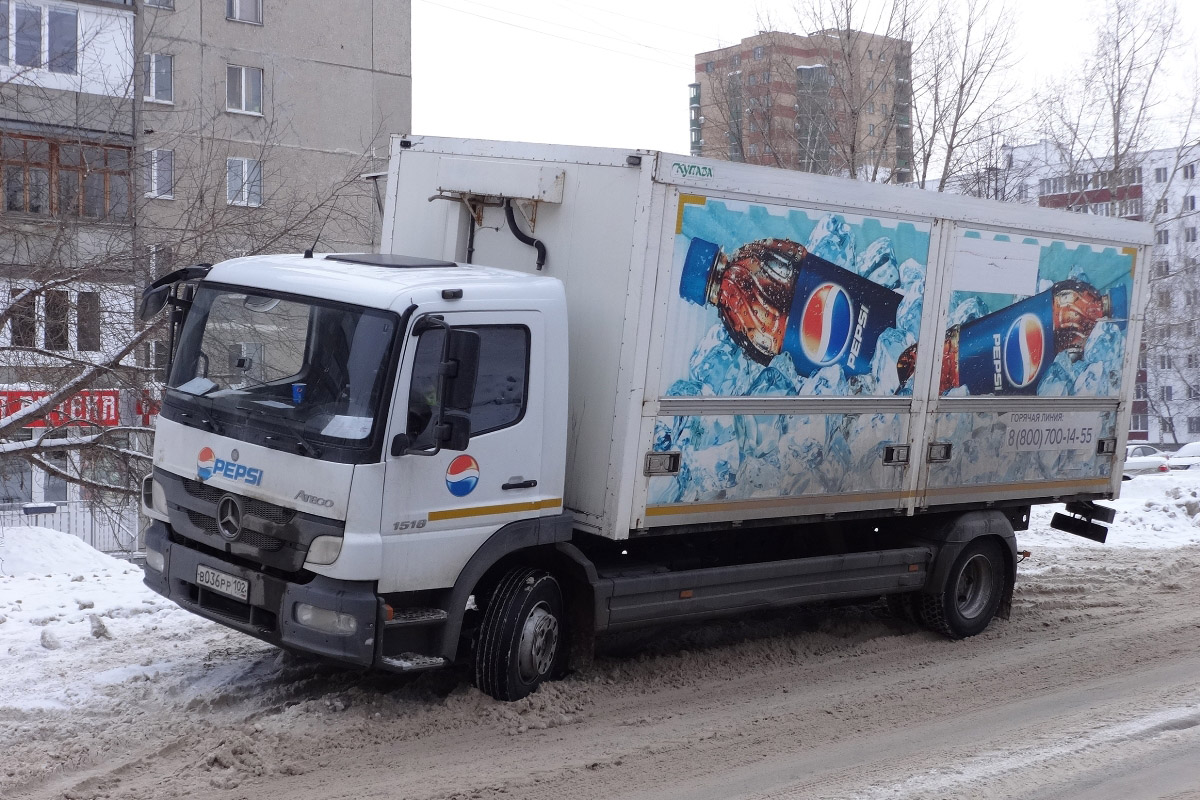 Башкортостан, № В 036 РР 102 — Mercedes-Benz Atego 1518