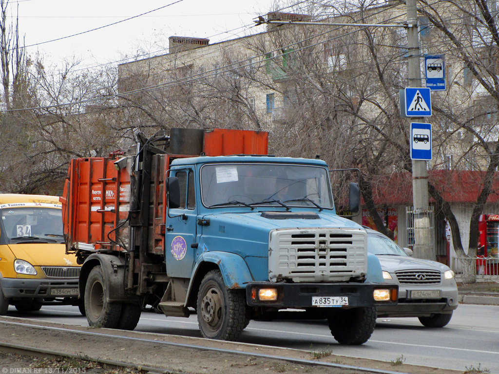 Волгоградская область, № А 835 ТУ 34 — ЗИЛ-433362