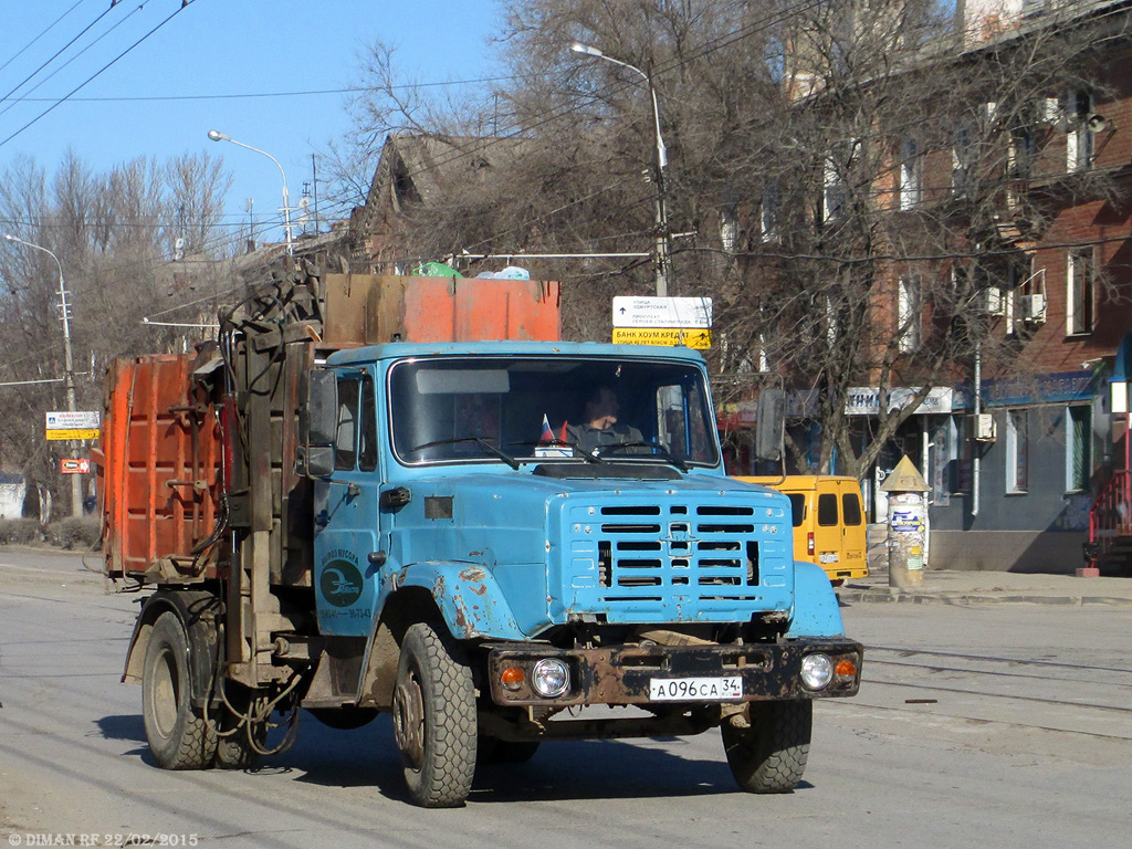 Волгоградская область, № А 096 СА 34 — ЗИЛ-433362