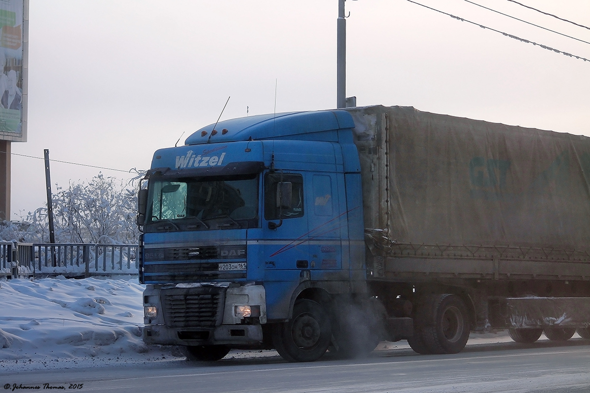 Ростовская область, № У 203 ОН 161 — DAF 95XF FT