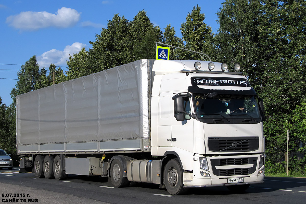 Московская область, № У 629 ЕС 750 — Volvo ('2008) FH.420