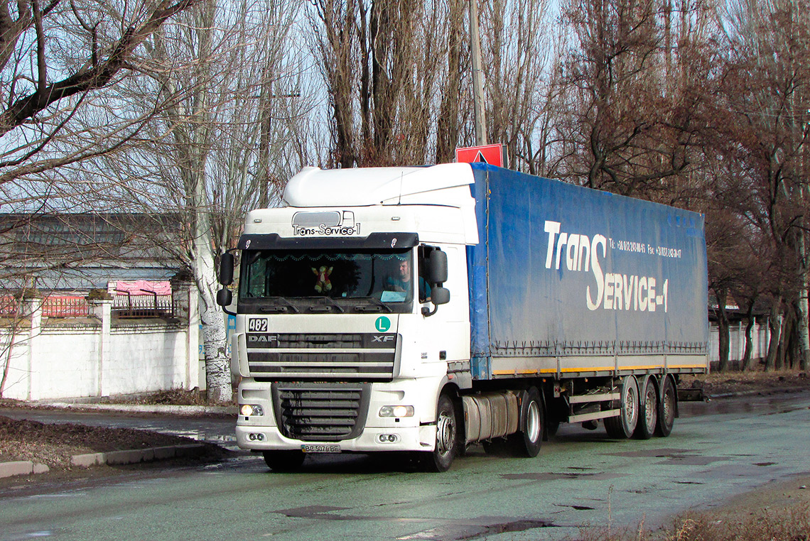 Львовская область, № 482 — DAF XF105 FT