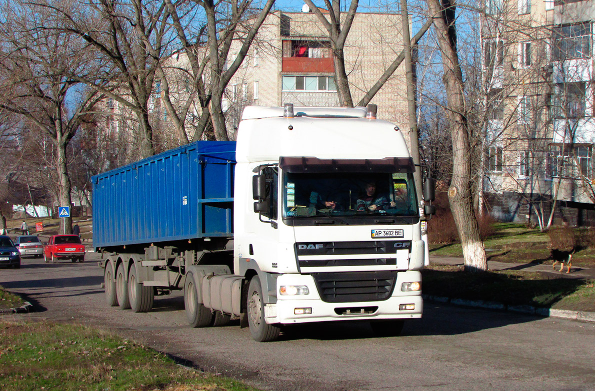 Запорожская область, № АР 3602 ВЕ — DAF CF85 FT