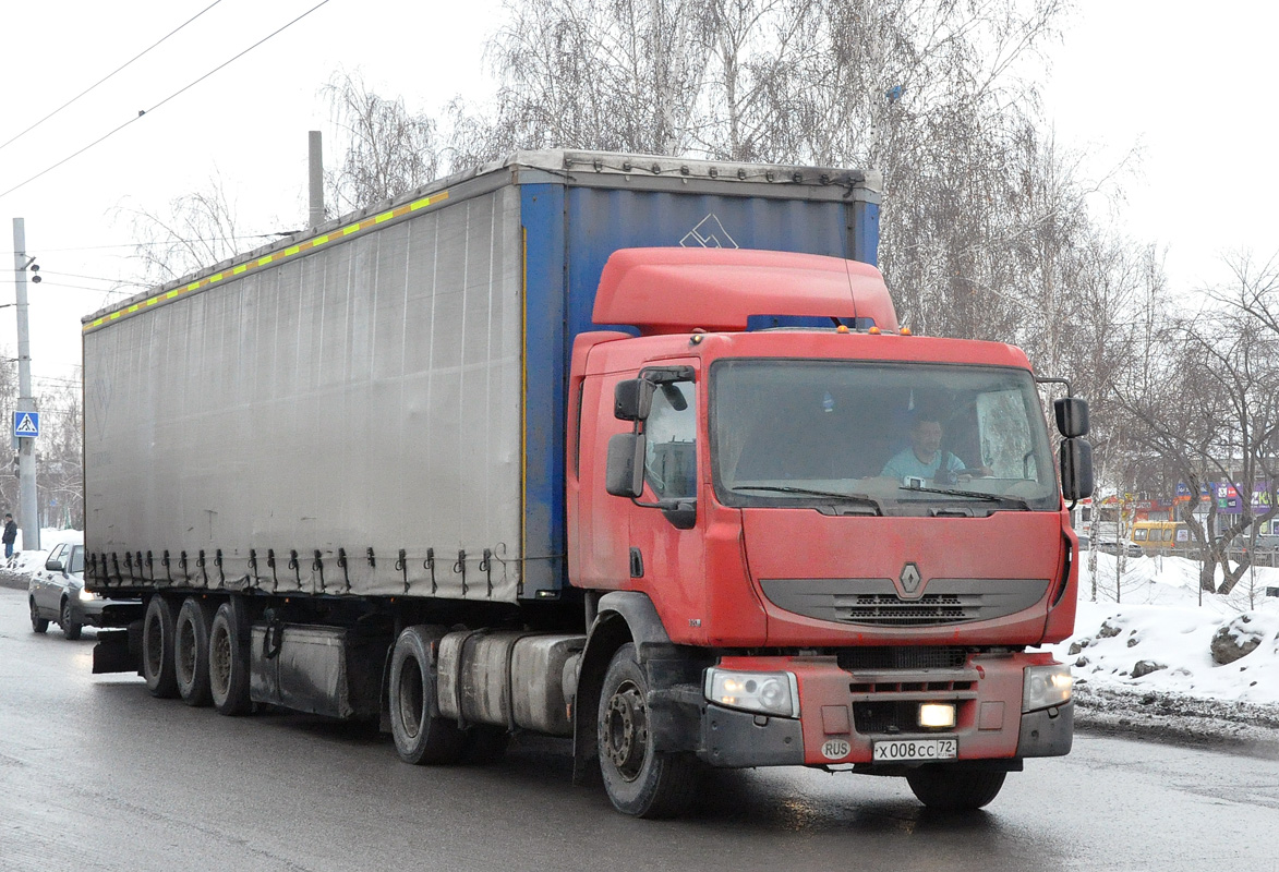 Тюменская область, № Х 008 СС 72 — Renault Premium ('2006)